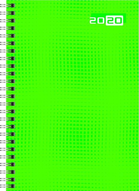 rido Buchkalender 2020 futura 2 Wire-O grün, Buch