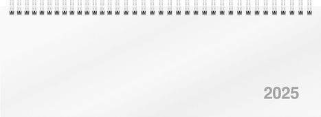 rido/idé 7031701005 Querterminbuch Modell ac-Wochenquerterminer (2025)| 2 Seiten = 1 Woche| 307 × 105 mm| 112 Seiten| Karton-Einband Trucard| weiß, Kalender