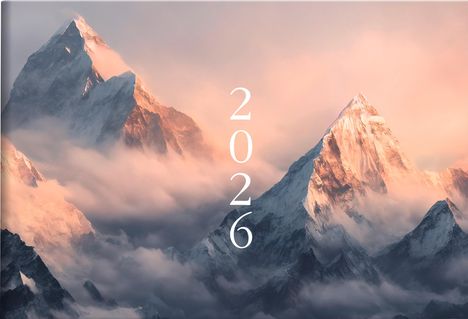 rido/idé 7017507016 | Taschenkalender Mod. Septimus 2026 "Mountain" | A6 quer, Papier, Buch