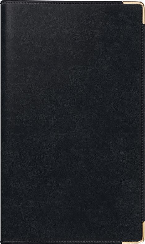 rido/idé 7017809906 | Taschenkalender Mod. Taschenplaner int. 2026 | A6, Kunstleder, schwarz, Buch