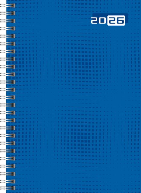 rido/idé 7021007026 | Buchkalender Mod. futura 2 2026 | A5, Papier, blau, Buch