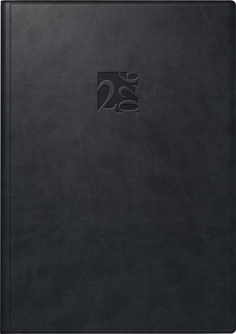 rido/idé 7023005906 | Buchkalender Mod. studioplan int. 2026 | 168×240 mm, Kunstleder, schwarz, Buch