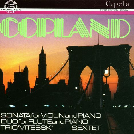 Aaron Copland (1900-1990): Kammermusik, CD