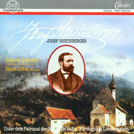 Josef Rheinberger (1839-1901): Klavierquintett C-Dur op.114, CD