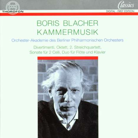 Boris Blacher (1903-1975): Streichquartett Nr.2, CD
