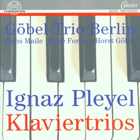 Ignaz Pleyel (1757-1831): Klaviertrios Nr.1-3, CD