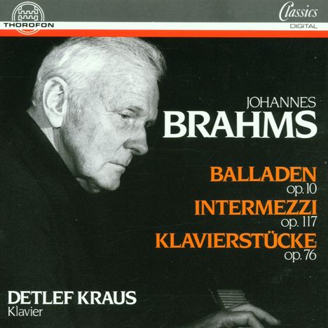 Johannes Brahms (1833-1897): Balladen op.10 Nr.1-4, CD