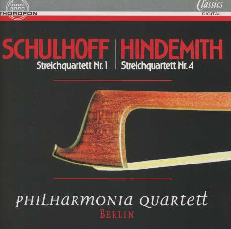 Erwin Schulhoff (1894-1942): Streichquartett Nr.1, CD