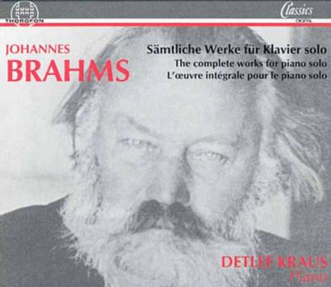 Johannes Brahms (1833-1897): Werke für Klavier solo (Ges.-Aufn.), 7 CDs