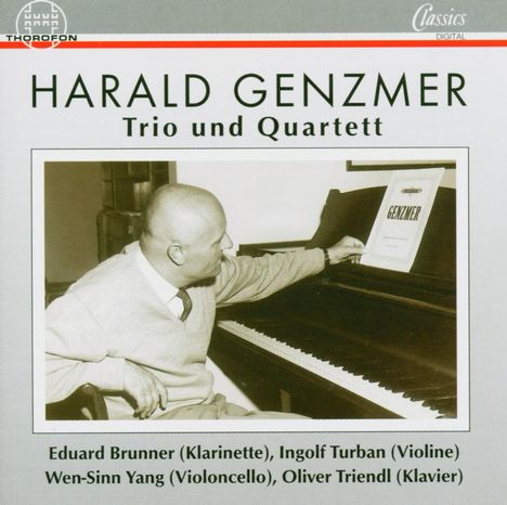 Harald Genzmer (1909-2007): Klaviertrios (1944/67 &amp; 1964), CD