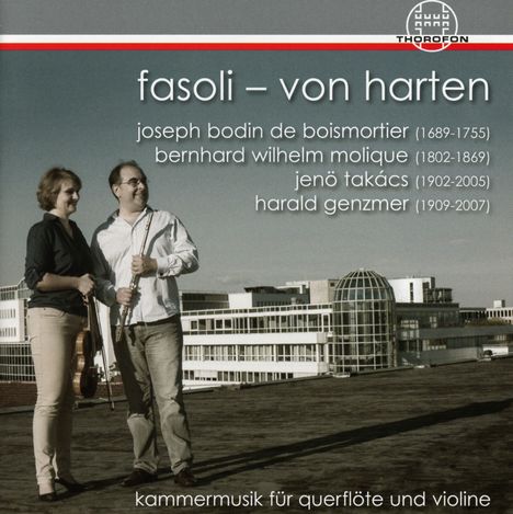 Valerio Fasoli &amp; Katharina Fasoli-von Harten - Kammermusik für Querflöte &amp; Violine, CD