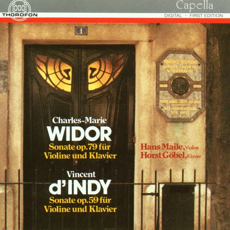 Charles-Marie Widor (1844-1937): Sonate für Violine &amp; Klavier op.79, CD