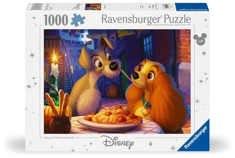 Ravensburger Puzzle 12000003 - Susi und Strolch - 1000 Teile Disney Puzzle für Erwachsene und Kinder ab 14 Jahren, Diverse