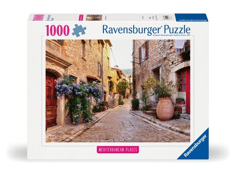 Ravensburger Puzzle 12000025 - Mediterranean Places France - 1000 Teile Puzzle für Erwachsene und Kinder ab 14 Jahren, Puzzle mit Motiv aus Frankreich, Diverse