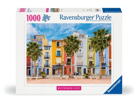 Ravensburger Puzzle 12000027 - Mediterranean Places Spain - 1000 Teile Puzzle für Erwachsene und Kinder ab 14 Jahren, Puzzle mit Motiv aus Spanien, Diverse