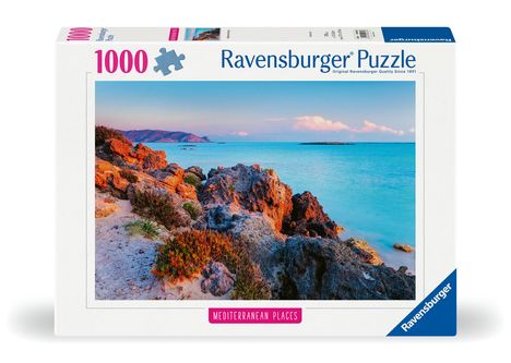 Ravensburger Puzzle 12000030 - Mediterrean Places Greece - 1000 Teile Puzzle mit Griechenland-Motiv, Diverse
