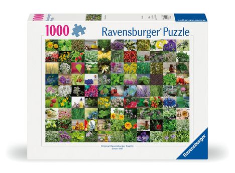 Ravensburger Puzzle 12000073 - 99 Kräuter und Gewürze - 1000 Teile Puzzle für Erwachsene und Kinder ab 14 Jahren, Puzzle mit Pflanzen-Motiv, Diverse