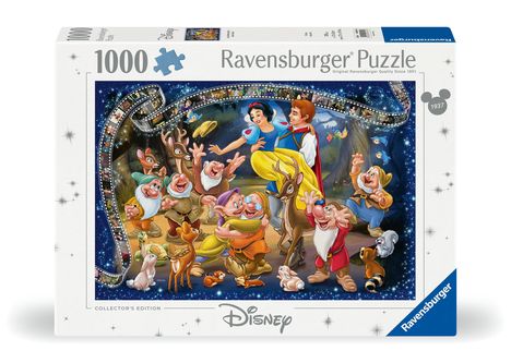 Ravensburger Puzzle 12000310 - Schneewittchen - 1000 Teile Disney Puzzle für Erwachsene und Kinder ab 14 Jahren, Diverse