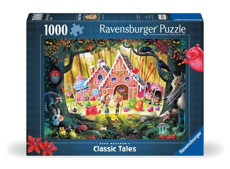 Ravensburger Puzzle 12000415 - Hänsel und Gretel - 1000 Teile Puzzle für Erwachsene und Kinder ab 14 Jahren, Diverse
