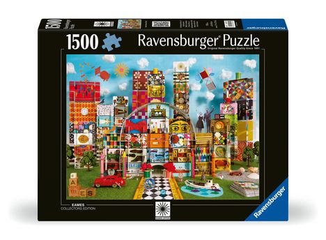 Ravensburger Puzzle 12000434 - Eames House of Cards Fantasy - 1500 Teile Puzzle für Erwachsene und Kinder ab 14 Jahren, Diverse
