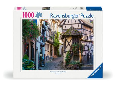 Ravensburger Puzzle 12000468 - Egisheim im Elsass - 1000 Teile Puzzle für Erwachsene und Kinder ab 14 Jahren, Diverse