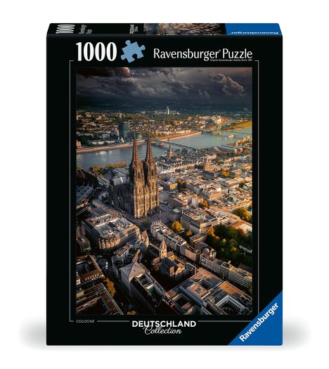 Ravensburger Puzzle 12000483 - Kölner Dom - 1000 Teile Puzzle für Erwachsene und Kinder ab 14 Jahren, Stadt-Puzzle von Köln, Diverse