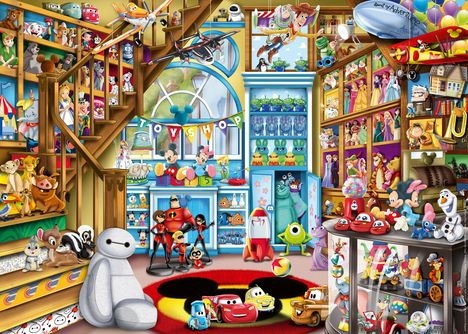 Ravensburger Puzzle 12000527 - Im Spielzeugladen - 1000 Teile Disney Puzzle für Erwachsene und Kinder ab 14 Jahren, Diverse