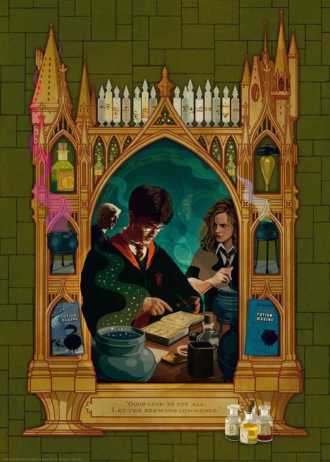 Ravensburger Puzzle 12000531 - Harry Potter und der Halbblutprinz - 1000 Teile Puzzle für Erwachsene und Kinder ab 14 Jahren, Diverse