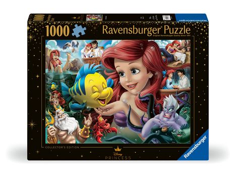 Ravensburger Puzzle 12000567 - Arielle, die Meerjungfrau - 1000 Teile Disney Puzzle für Erwachsene und Kinder ab 14 Jahren, Diverse