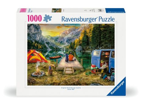 Ravensburger Puzzle 12000568 - Campingurlaub - 1000 Teile Puzzle für Erwachsene und Kinder ab 14 Jahren, Diverse