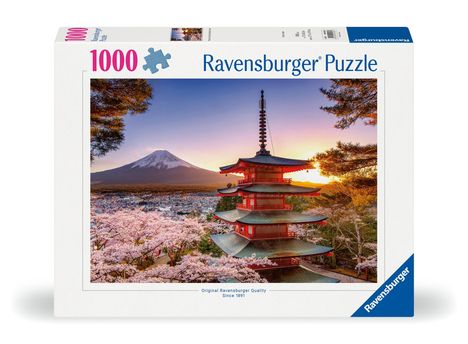 Ravensburger Puzzle 12000582 Kirschblüte in Japan 1000 Teile Puzzle, Diverse