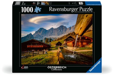 Ravensburger Puzzle 12000595 - Neustattalm am Dachstein - 1000 Teile Puzzle für Erwachsene und Kinder ab 14 Jahren, Diverse