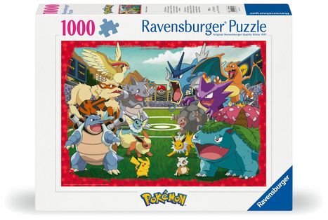 Ravensburger Puzzle 12000628 - Pokémon Kräftemessen - 1000 Teile Pokémon Puzzle für Erwachsene und Kinder ab 14 Jahren, Diverse