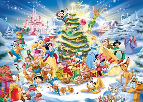 Ravensburger Puzzle 12000651 - Disney's Weihnachten - 1000 Teile Disney Puzzle für Erwachsene und Kinder ab 14 Jahren, Diverse