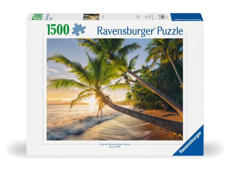 Ravensburger Puzzle 12000693 - Strandgeheimnis - 1500 Teile Puzzle für Erwachsene und Kinder ab 14 Jahren, Puzzle mit Strand-Motiv, Diverse