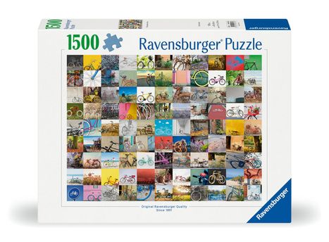 Ravensburger Puzzle 12000697 - 99 Fahrräder und mehr - 1500 Teile Puzzle für Erwachsene und Kinder ab 14 Jahren, Diverse
