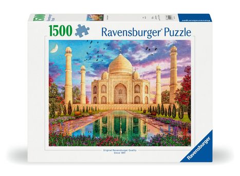 Ravensburger Puzzle 12000741 - Bezauberndes Taj Mahal - 1500 Teile Puzzle für Erwachsene und Kinder ab 14 Jahren, Diverse
