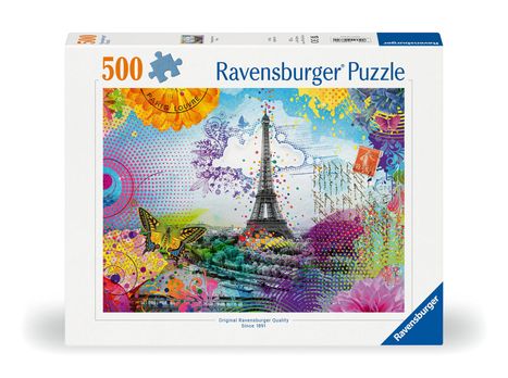 Ravensburger Puzzle 12000772 Postkarte aus Paris - 500 Teile Puzzle für Erwachsene ab 12 Jahren, Diverse