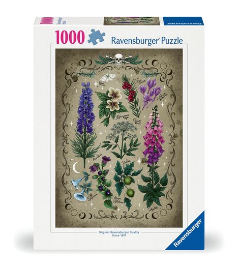 Ravensburger Puzzle 12000781 - Giftpflanzen - 1000 Teile Puzzle für Erwachsene ab 14 Jahren, Diverse