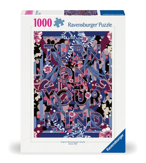 Ravensburger Puzzle 12000783 Turn on your mind - 1000 Teile Puzzle für Erwachsene ab 14 Jahren, Diverse