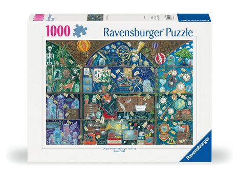 Ravensburger Puzzle 12000785 Das Kuriositätenkabinett - 1000 Teile Puzzle für Erwachsene ab 14 Jahren, Diverse