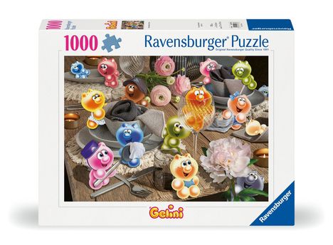 Ravensburger Puzzle 12000788 - Gelini decken den Tisch - 1000 Teile Puzzle für Erwachsene ab 14 Jahren, Diverse