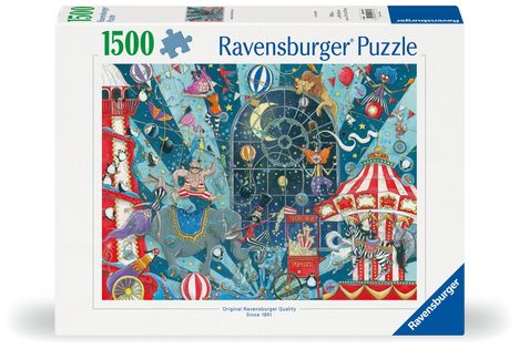 Ravensburger Puzzle 12000797 - Willkommen beim Zirkus - 1500 Teile Puzzle für Erwachsene und Kinder ab 14 Jahren, Diverse