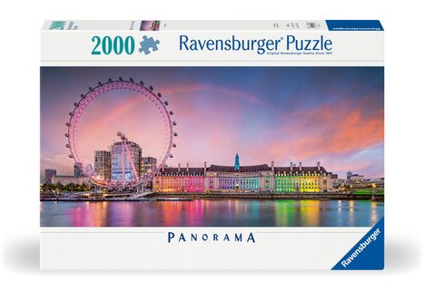 Ravensburger Puzzle 12000805 - Kunterbuntes London - 2000 Teile Puzzle für Erwachsene ab 14 Jahren, Diverse