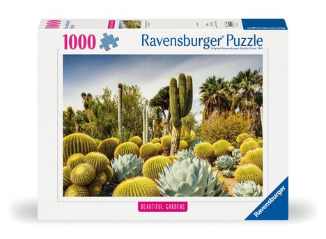 Ravensburger Puzzle 12000850, Beautiful Gardens - The Huntington Desert Garden, California, USA - 1000 Teile Puzzle für Erwachsene und Kinder ab 14 Jahren, Diverse