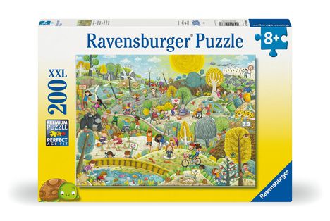 Ravensburger Kinderpuzzle - 12000868 Wir schützen unsere Erde - 200 Teile XXL Puzzle für Kinder ab 8 Jahren, Diverse