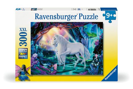 Ravensburger Kinderpuzzle - 12000870 Kristall-Einhorn - 300 Teile XXL Puzzle für Kinder ab 9 Jahren, Diverse