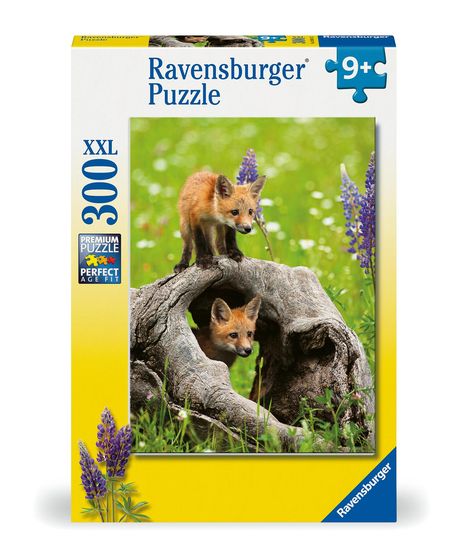 Ravensburger Kinderpuzzle - 12000871 Freche Füchse - 300 Teile XXL Puzzle für Kinder ab 9 Jahren, Diverse