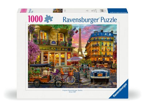 Ravensburger Puzzle 12000885 - Paris im Morgenrot - 1000 Teile Puzzle für Erwachsene und Kinder ab 14 Jahren, Diverse