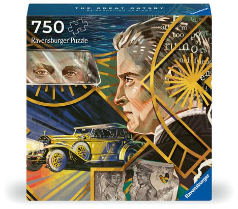 Ravensburger Puzzle 12000996 - The Great Gatsby - Art&Soul- 750 Teile Puzzle für Erwachsene und Kinder ab 14 Jahren, Diverse